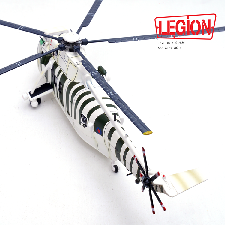 1:72 Legion 14008LI Sea King Helicopter HC.4 -Royal Navy ZF118 Diecast Model