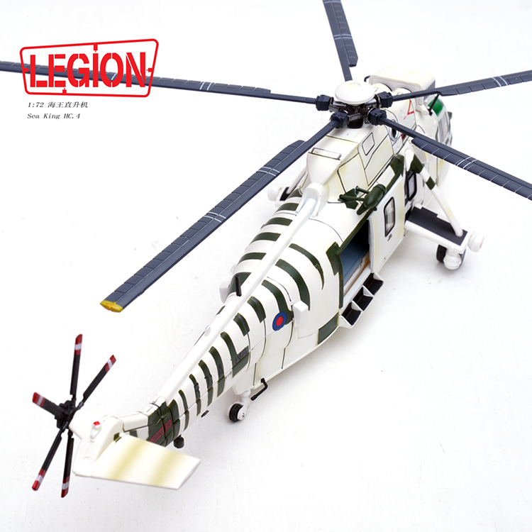 1:72 Legion 14008LI Sea King Helicopter HC.4 -Royal Navy ZF118 Diecast Model