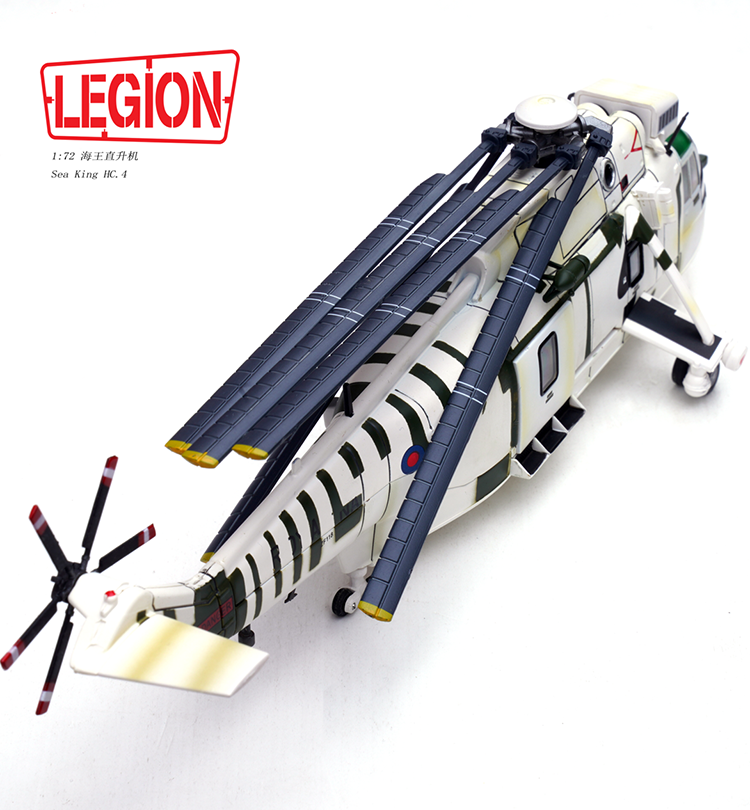 1:72 Legion 14008LI Sea King Helicopter HC.4 -Royal Navy ZF118 Diecast Model