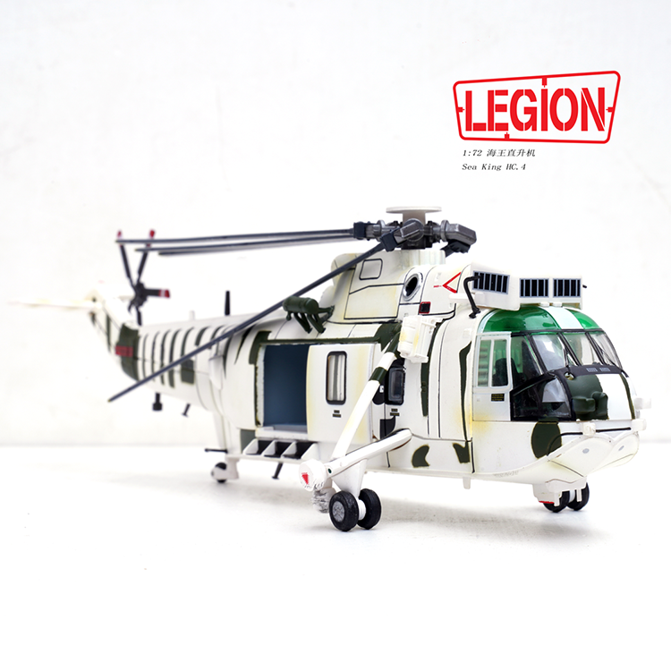 1:72 Legion 14008LI Sea King Helicopter HC.4 -Royal Navy ZF118 Diecast Model