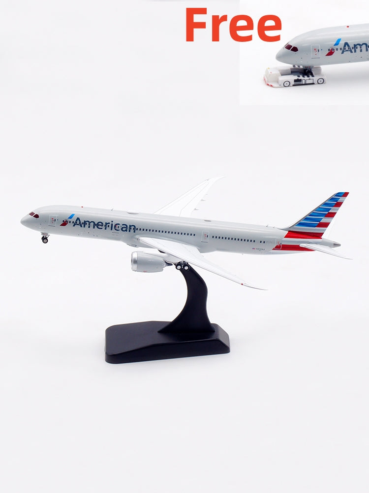 1:400 Aviation400 American Airlines B787-9 N838AA Aircraft Model Free Tractor+Stand