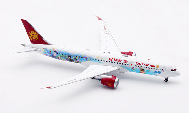 1:400 Aviation400 JuneYao Air B787-9 B-209R “Genshin Impact” Aircraft Model Free Tractor+Stand