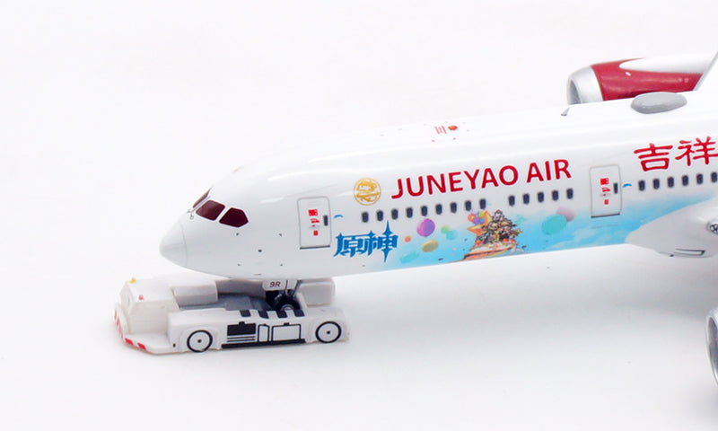 1:400 Aviation400 JuneYao Air B787-9 B-209R “Genshin Impact” Aircraft Model Free Tractor+Stand