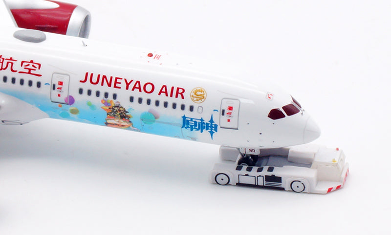1:400 Aviation400 JuneYao Air B787-9 B-209R “Genshin Impact” Aircraft Model Free Tractor+Stand
