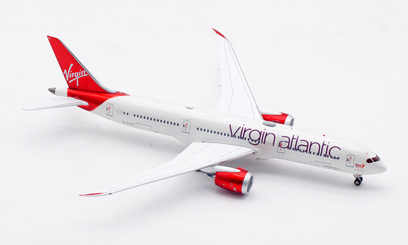 1:400 Aviation400 Virgin atlantic B787-9 G-VSPY Aircraft Model FreeTractor+Stand