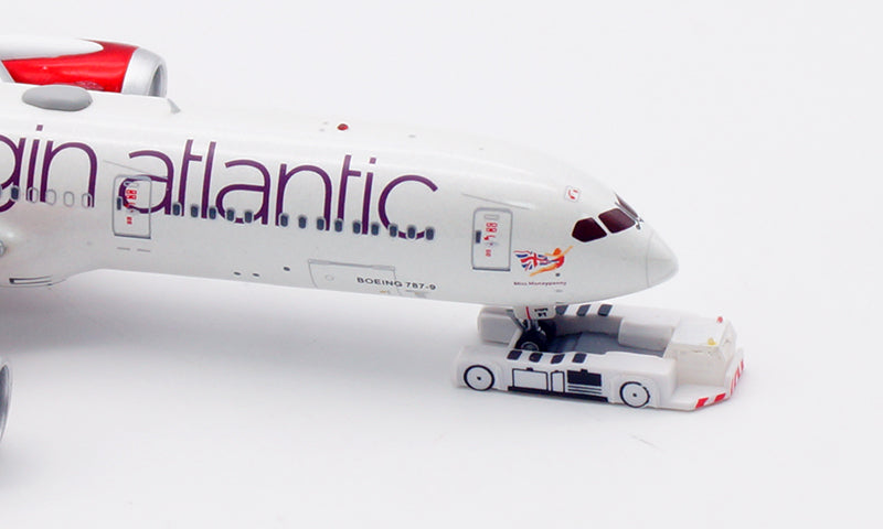 1:400 Aviation400 Virgin atlantic B787-9 G-VSPY Aircraft Model FreeTractor+Stand