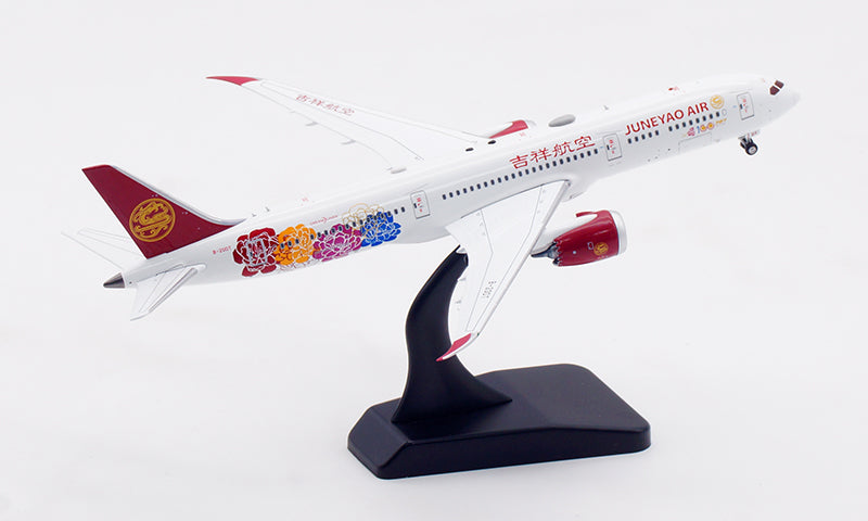 1:400 Aviation400 JuneYao Air B787-9 B-20DT Aircraft Model Free Tractor+Stand