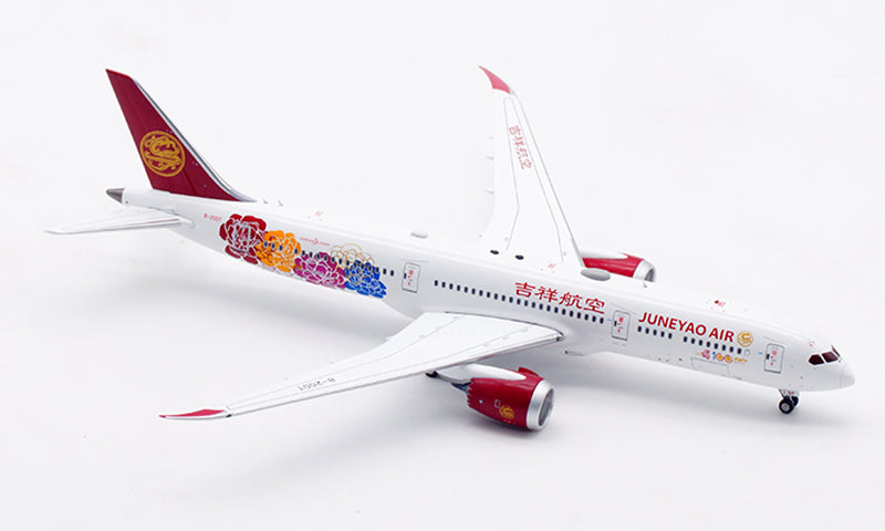 1:400 Aviation400 JuneYao Air B787-9 B-20DT Aircraft Model Free Tractor+Stand