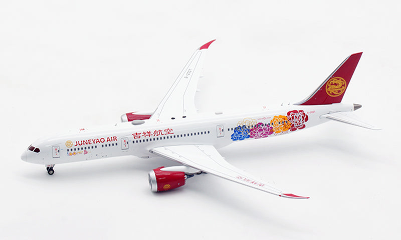 1:400 Aviation400 JuneYao Air B787-9 B-20DT Aircraft Model Free Tractor+Stand