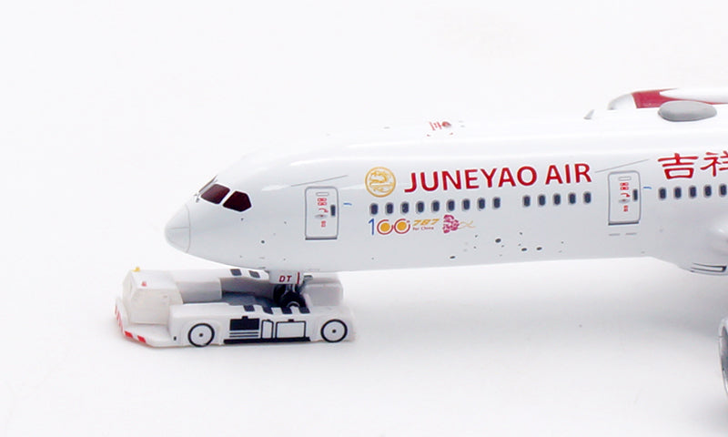 1:400 Aviation400 JuneYao Air B787-9 B-20DT Aircraft Model Free Tractor+Stand
