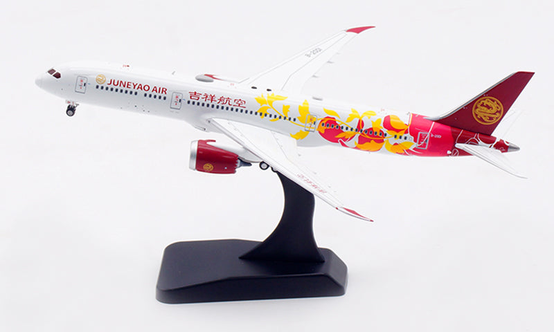 1:400 Aviation400 JuneYao Air B787-9 B-20D1 Aircraft Model Free Tractor+Stand