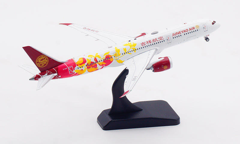 1:400 Aviation400 JuneYao Air B787-9 B-20D1 Aircraft Model Free Tractor+Stand