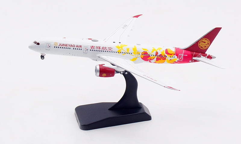 1:400 Aviation400 JuneYao Air B787-9 B-20D1 Aircraft Model Free Tractor+Stand