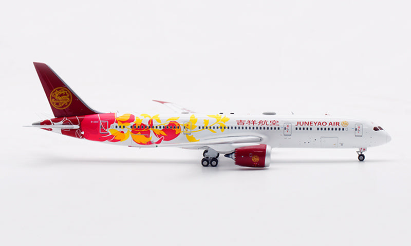 1:400 Aviation400 JuneYao Air B787-9 B-20D1 Aircraft Model Free Tractor+Stand