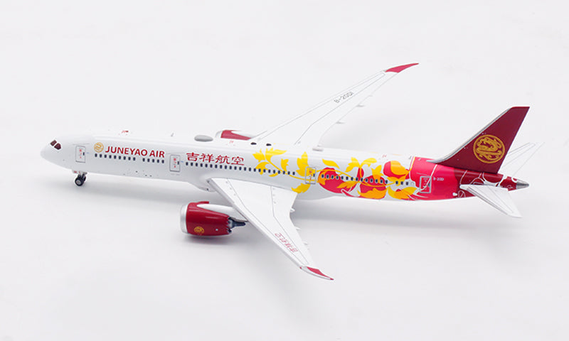 1:400 Aviation400 JuneYao Air B787-9 B-20D1 Aircraft Model Free Tractor+Stand