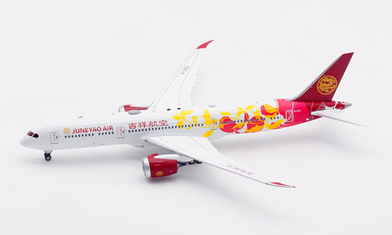 1:400 Aviation400 JuneYao Air B787-9 B-20D1 Aircraft Model Free Tractor+Stand