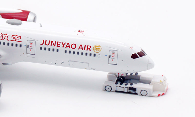1:400 Aviation400 JuneYao Air B787-9 B-20D1 Aircraft Model Free Tractor+Stand