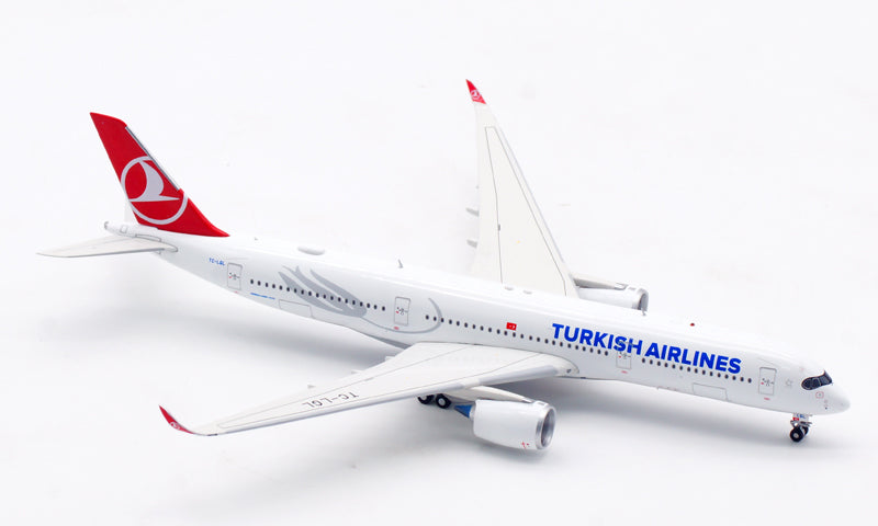 1:400 Aviation400 Turkish Airlines A350-900 TC-LGL Aircraft Model Free Tractor+Stand