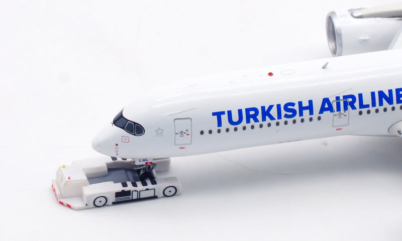 1:400 Aviation400 Turkish Airlines A350-900 TC-LGL Aircraft Model Free Tractor+Stand