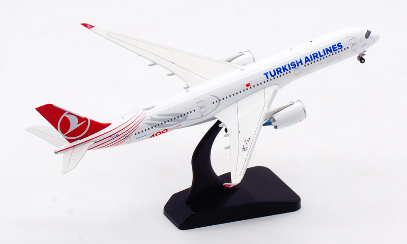 1:400 Aviation400 Turkish Airlines A350-900 TC-LGH Aircraft Model Free Tractor+Stand