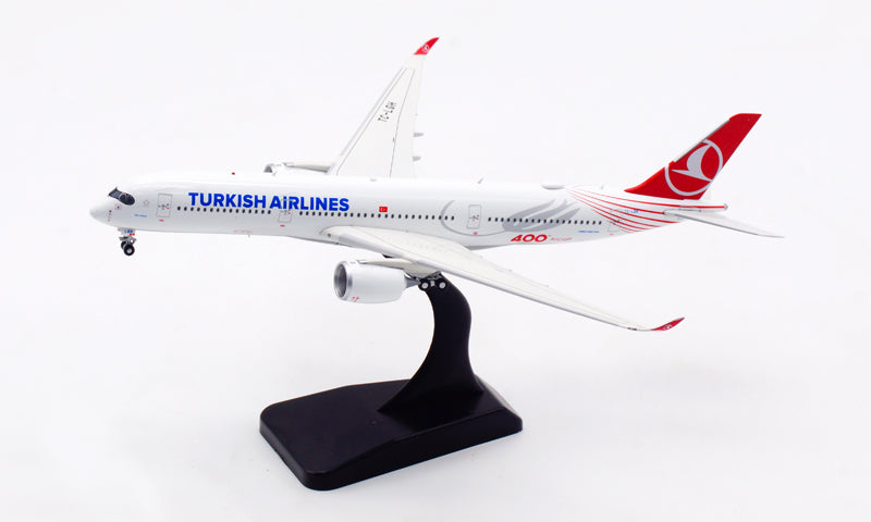 1:400 Aviation400 Turkish Airlines A350-900 TC-LGH Aircraft Model Free Tractor+Stand