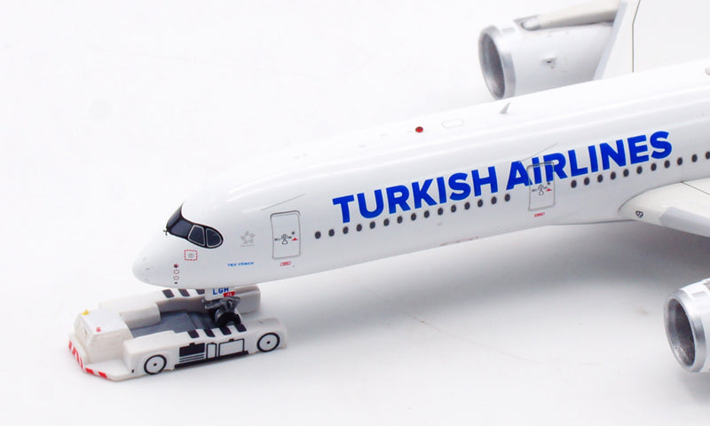 1:400 Aviation400 Turkish Airlines A350-900 TC-LGH Aircraft Model Free Tractor+Stand