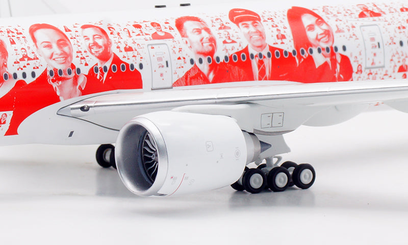 1:200 B-Models Swiss B777-300ER HB-JNA "Smile Swiss" Diecast Aircraft Model