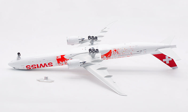 1:200 B-Models Swiss B777-300ER HB-JNA "Smile Swiss" Diecast Aircraft Model