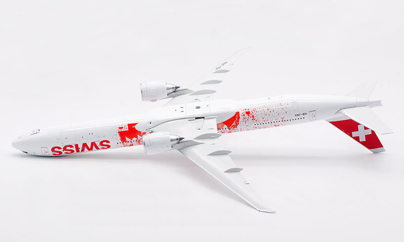 1:200 B-Models Swiss B777-300ER HB-JNA "Smile Swiss" Diecast Aircraft Model