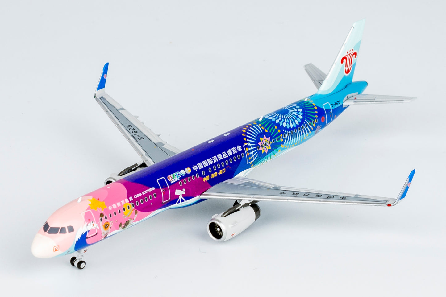 1:400 NG Models X China Southern Airbus A321 B-1625 Aircraft Model+Free Tractor
