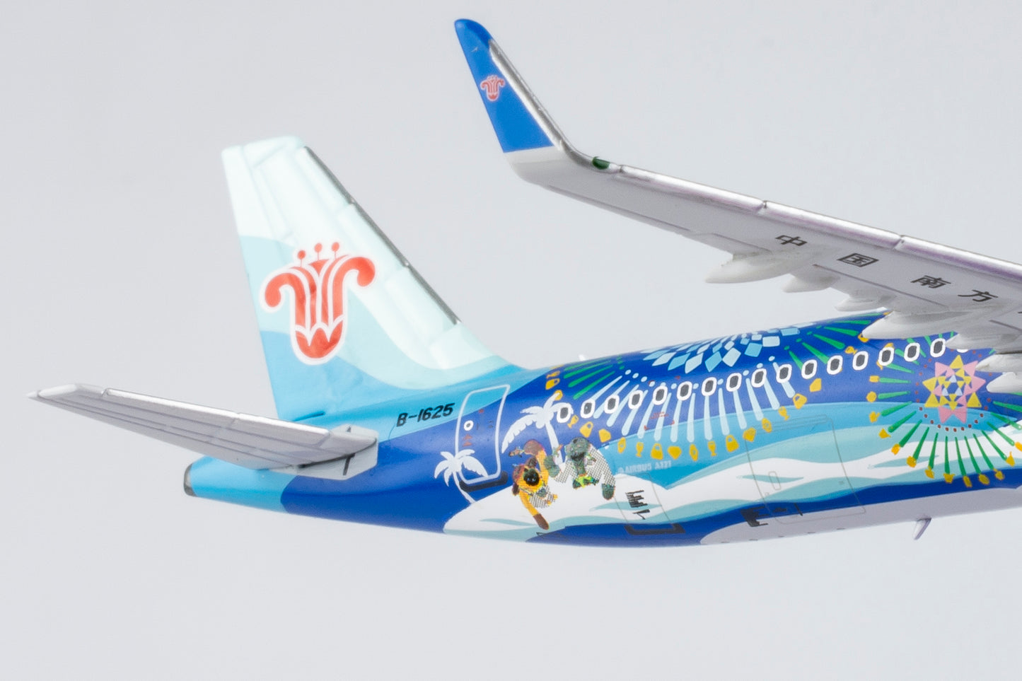 1:400 NG Models X China Southern Airbus A321 B-1625 Aircraft Model+Free Tractor
