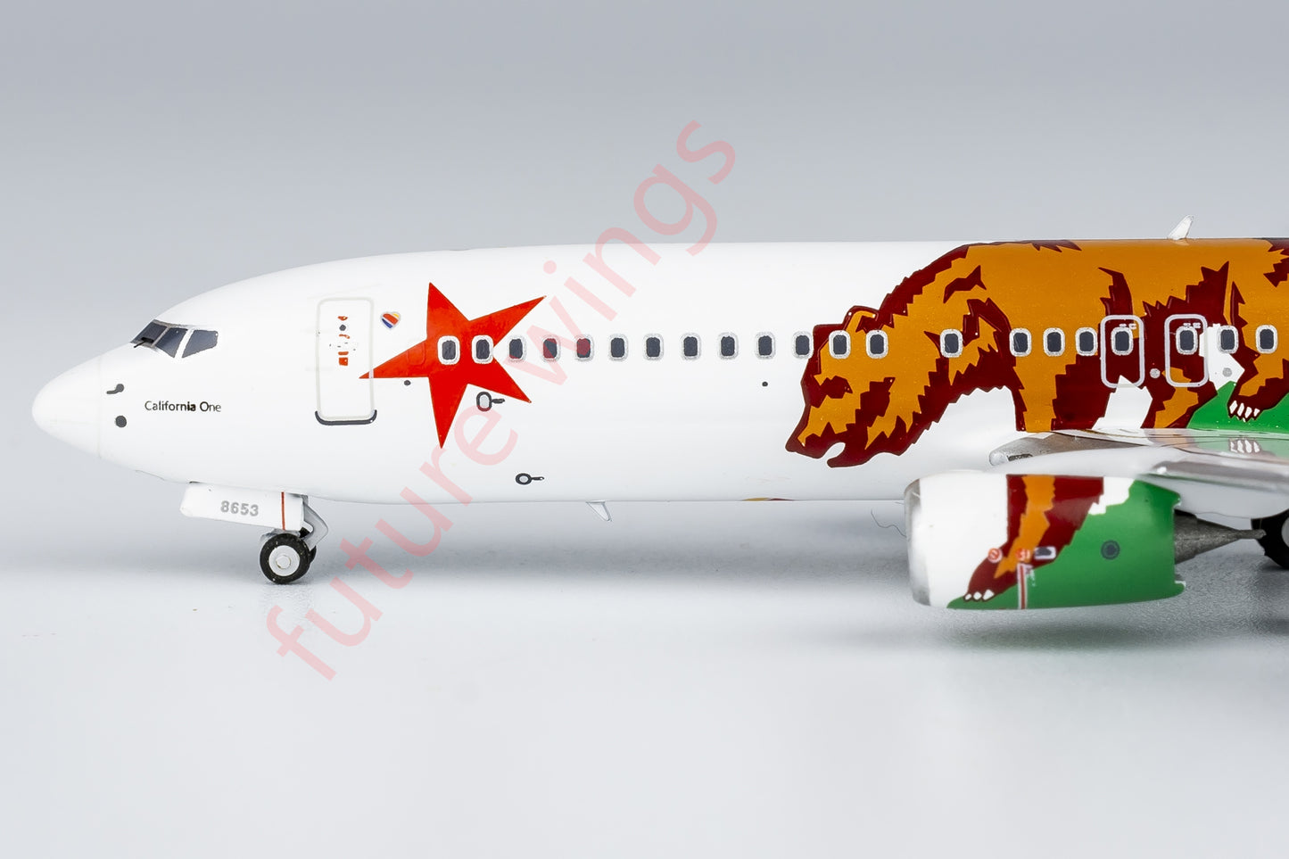 1:400 NG Models NG58211 Southwest B737-800 N8653A “California One” Aircraft Model+Free Tractor