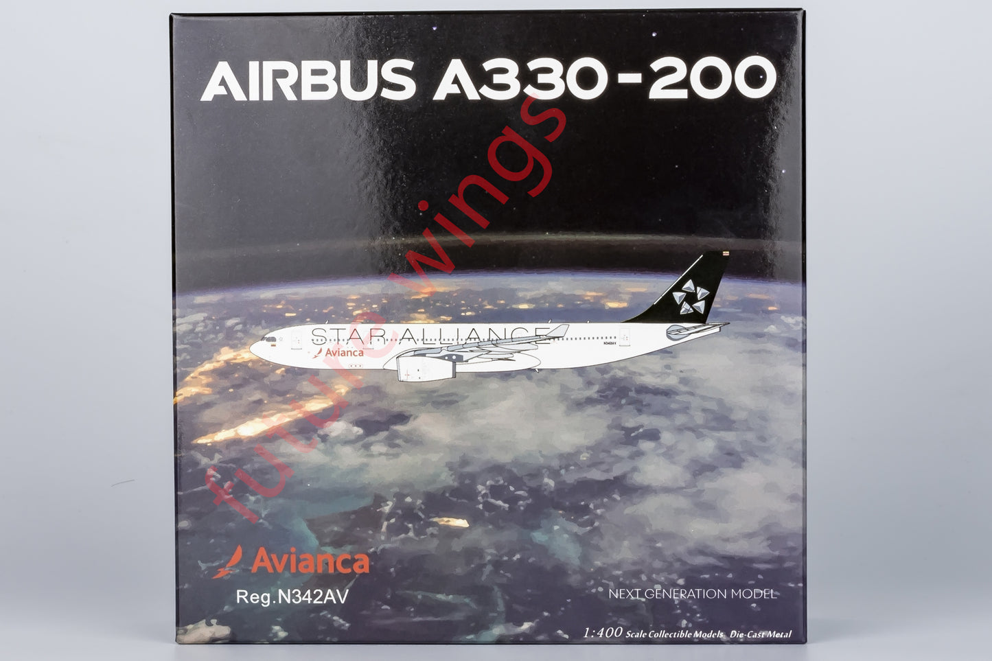 1:400 NG Models NG61089 Avianca Airbus A330-200 N342AV "STAR ALLIANCE"Aircraft Model+Free Tractor