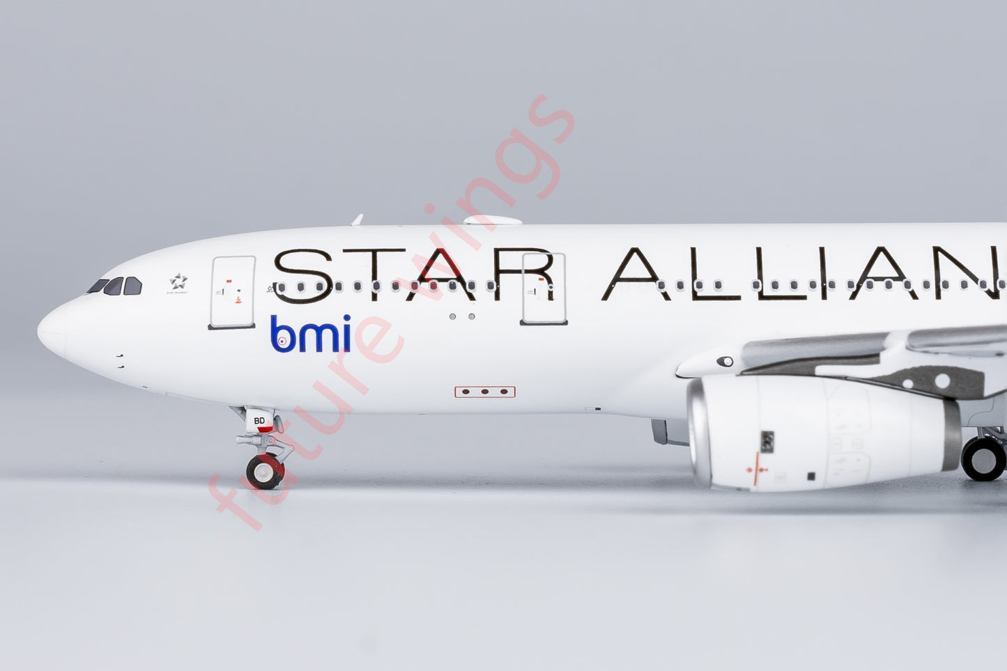 1:400 NG Models NG61088 bmi Airbus A330-200 G-WWBD"STAR ALLIANCE"Aircraft Model+Free Tractor