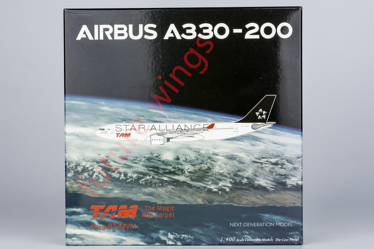 1:400 NG Models NG61087 TAM Airbus A330-200 PT-MVM "STAR ALLIANCE"Aircraft Model+Free Tractor