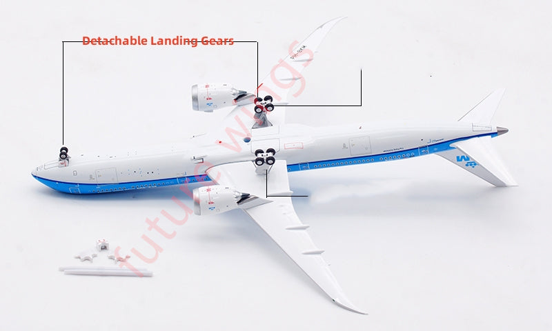 1:400 Aviation400 KLM B787-10 PH-BKM Aircraft Model Free Tractor+Stand