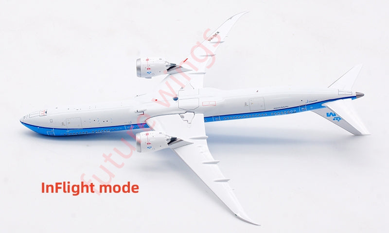 1:400 Aviation400 KLM B787-10 PH-BKM Aircraft Model Free Tractor+Stand