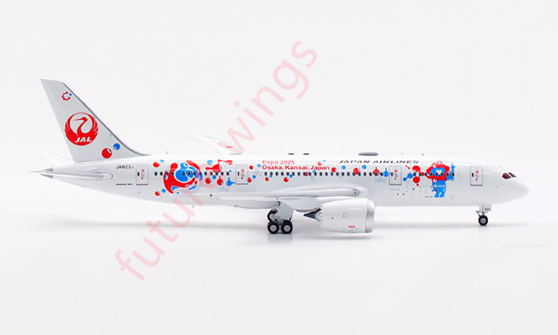 1:400 Aviation400 Japan Airlines B787-8 JA823J Aircraft Model Free Tractor+Stand