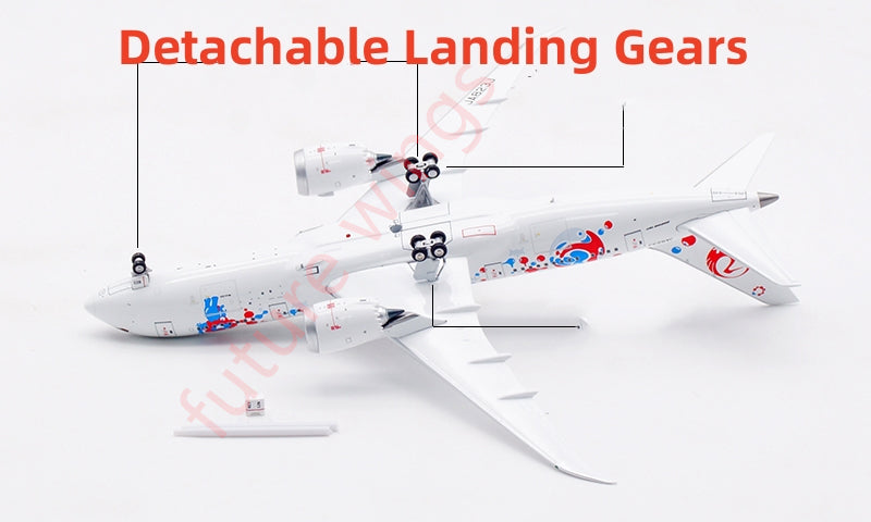 1:400 Aviation400 Japan Airlines B787-8 JA823J Aircraft Model Free Tractor+Stand