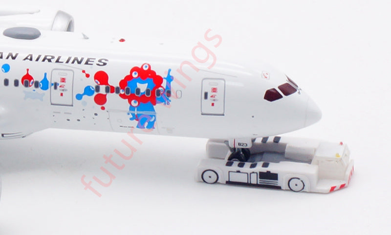 1:400 Aviation400 Japan Airlines B787-8 JA823J Aircraft Model Free Tractor+Stand