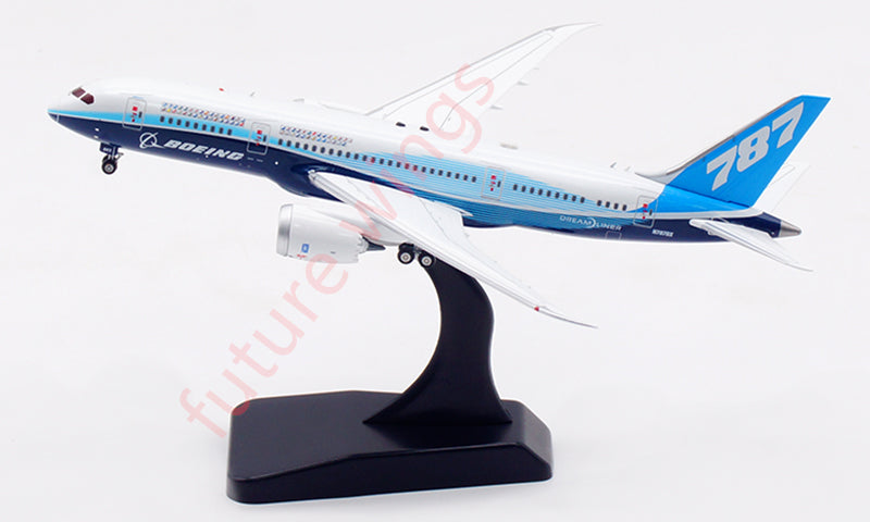 1:400 Aviation400 Boeing House Color B787-8 N787BX Aircraft Model Free Tractor+Stand