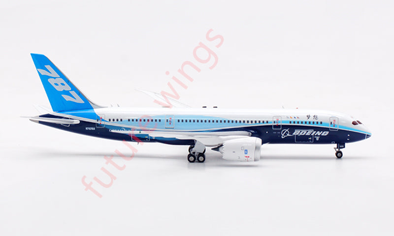 1:400 Aviation400 Boeing House Color B787-8 N787BX Aircraft Model Free Tractor+Stand