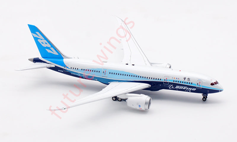 1:400 Aviation400 Boeing House Color B787-8 N787BX Aircraft Model Free Tractor+Stand
