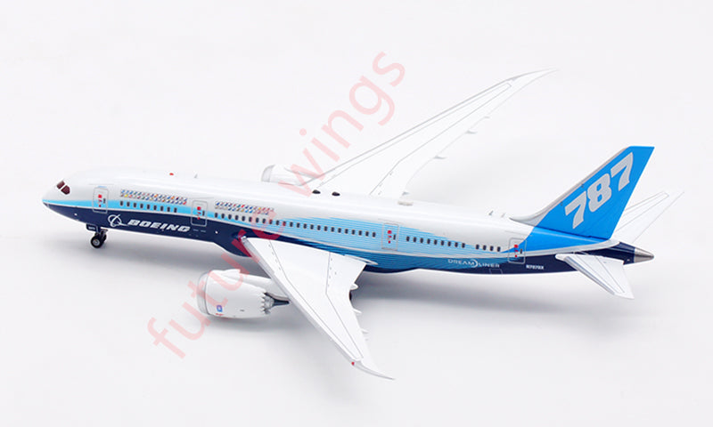 1:400 Aviation400 Boeing House Color B787-8 N787BX Aircraft Model Free Tractor+Stand