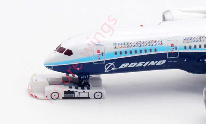 1:400 Aviation400 Boeing House Color B787-8 N787BX Aircraft Model Free Tractor+Stand