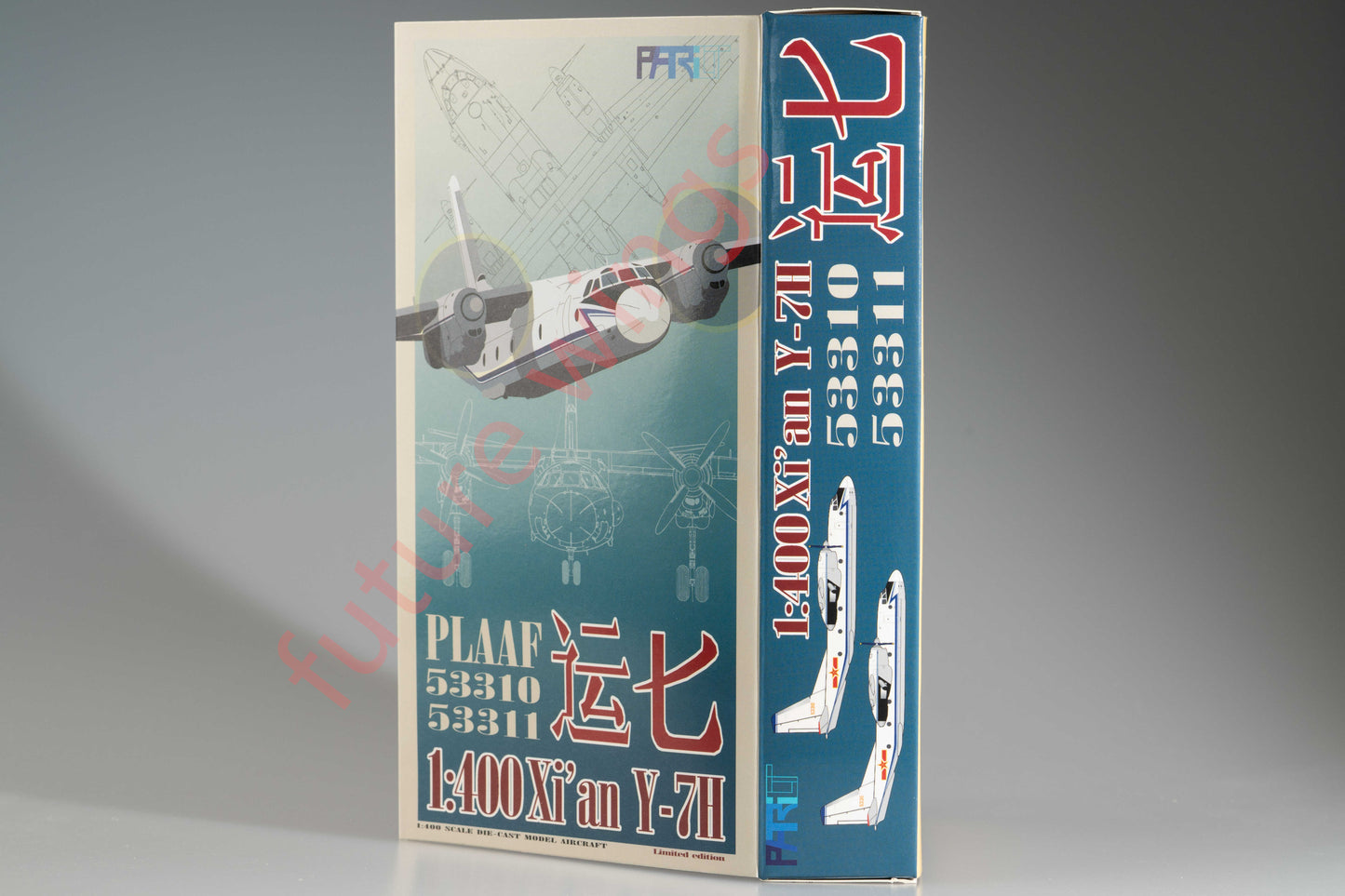1:400 Patriot P-400-001 PLAAF Xian Y-7H 53310 & 53311 2in1 Set Transportion Aircraft Model