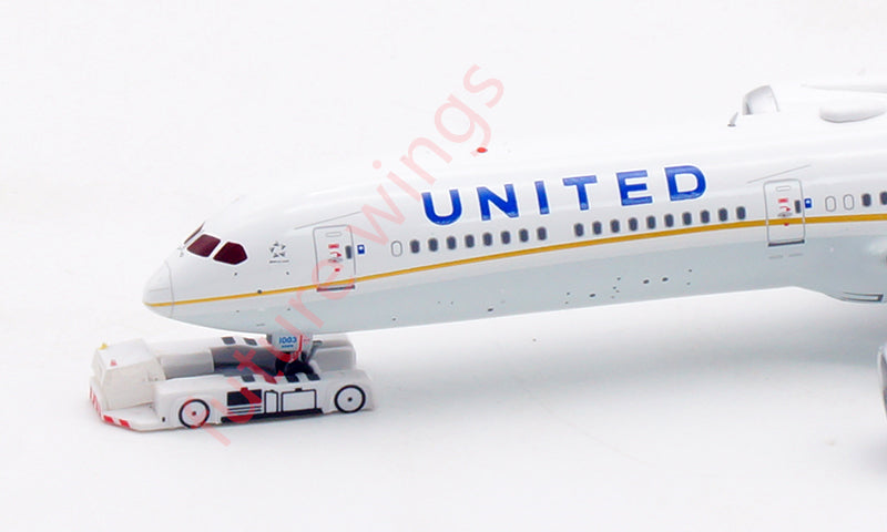 1:400 Aviation400 United Airlines B787-10 N12003 Aircraft Model Free Tractor+Stand