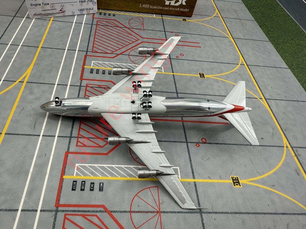 1:400 YY Wings Boeing 747-100 N7470 "First Flight"Aircraft Model With Stand+Free Tractor