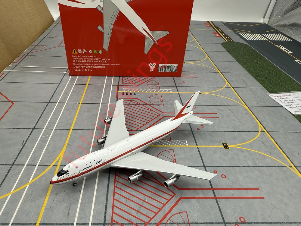 1:400 YY Wings Boeing 747-100 N7470 "First Flight"Aircraft Model With Stand+Free Tractor