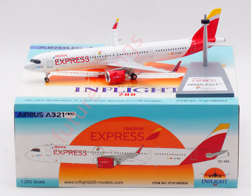 1:200 InFlight200 Iberia Express Airbus A321 EC-OAS Aircraft Model With Stand